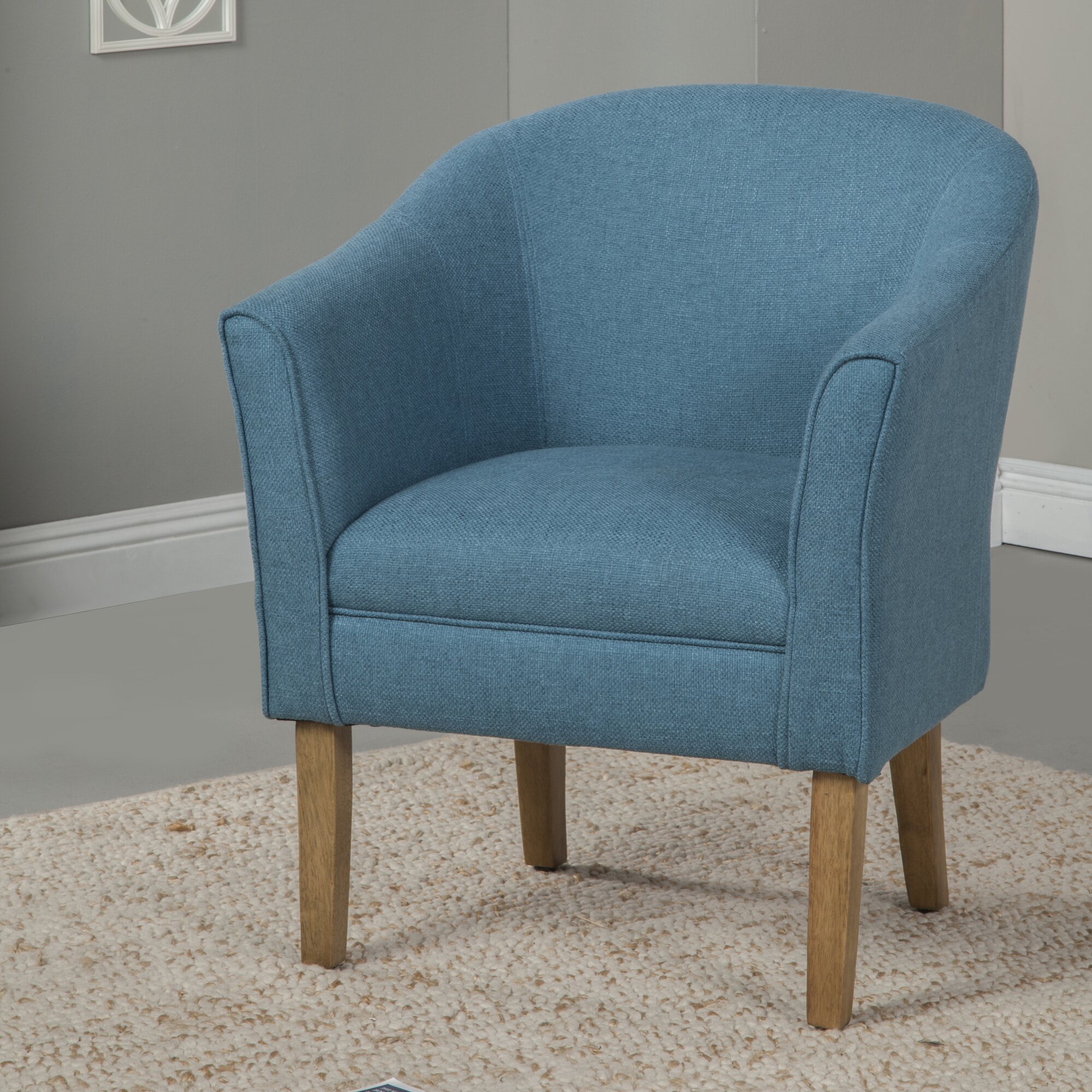 Causey Upholstered Barrel Chair & Reviews | AllModern